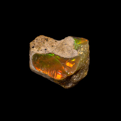 Tempting Top Grade Quality 100% Natural Welo Fire Ethiopian Opal Rough Loose Gemstone For Making Jewelry 15X12X9 MM 6 Cts. KR16-97 Sunkarton