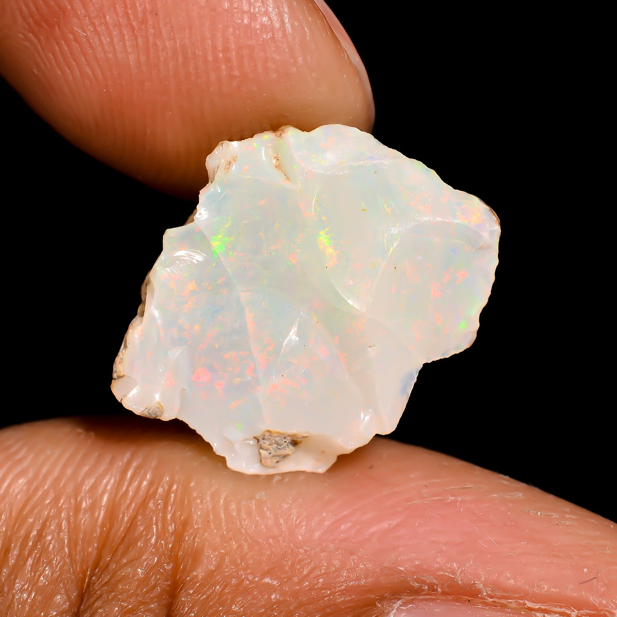 Terrific Top Grade Quality 100% Natural Welo Fire Ethiopian Opal Rough Loose Gemstone For Making Jewelry 16X11X8 MM 4.5 Cts. KR16-98 Sunkarton