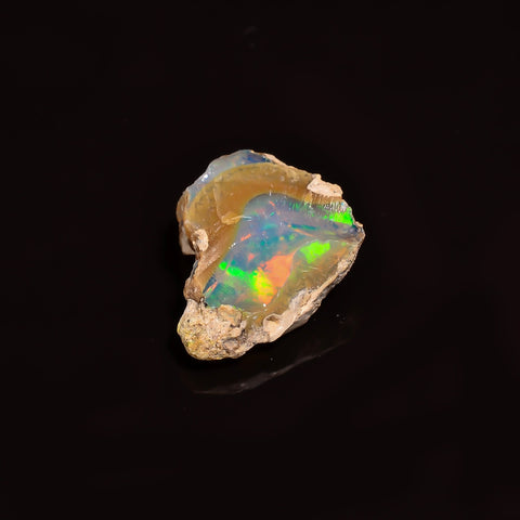 Elegant Top Grade Quality 100% Natural Welo Fire Ethiopian Opal Rough Loose Gemstone For Making Jewelry 17X13X6 MM 5.5 Cts. KR16-9 Sunkarton