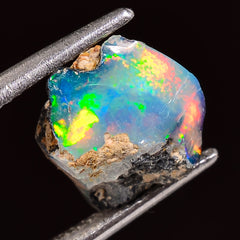 Wonderful Top Grade Quality 100% Natural Welo Fire Ethiopian Opal Rough Loose Gemstone For Making Jewelry 11X10X5 MM 02.00 Cts. KR24-100 Sunkarton