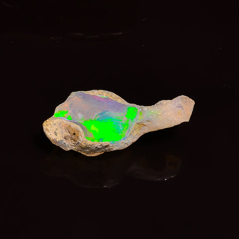 Fantastic Top Grade Quality 100% Natural Welo Fire Ethiopian Opal Rough Loose Gemstone For Making Jewelry 25X11X8 MM 06.50 Cts. KR24-11 Sunkarton
