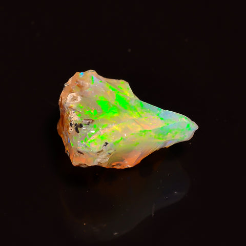 Immaculate Top Grade Quality 100% Natural Welo Fire Ethiopian Opal Rough Loose Gemstone For Making Jewelry 14X10X7 MM 04.00 Cts. KR24-13 Sunkarton