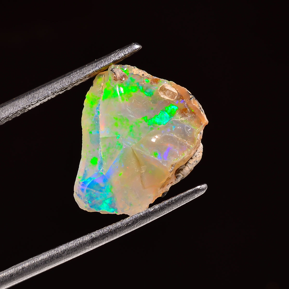 Immaculate Top Grade Quality 100% Natural Welo Fire Ethiopian Opal Rough Loose Gemstone For Making Jewelry 14X10X7 MM 04.00 Cts. KR24-13 Sunkarton