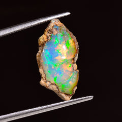 Splendid Top Grade Quality 100% Natural Welo Fire Ethiopian Opal Fancy Rough Loose Gemstone For Making Jewelry 18X10X6 MM 03.50 Cts. KR24-18 Sunkarton