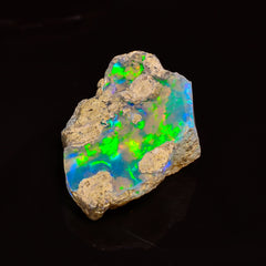 Superb Top Grade Quality 100% Natural Welo Fire Ethiopian Opal Fancy Rough Loose Gemstone For Making Jewelry 18X13X7 MM 05.50 Cts. KR24-19 Sunkarton