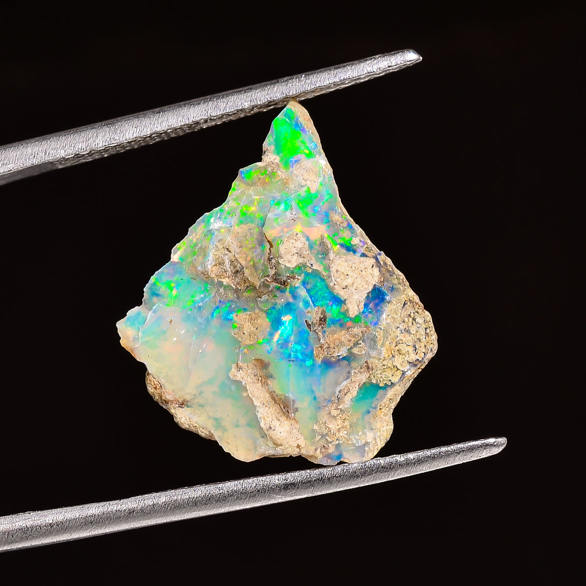 Amazing Top Grade Quality 100% Natural Welo Fire Ethiopian Opal Fancy Rough Loose Gemstone For Making Jewelry 19X14X8 MM 06.00 Cts. KR24-1 Sunkarton