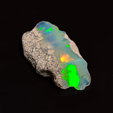 Terrific Top Grade Quality 100% Natural Welo Fire Ethiopian Opal Fancy Rough Loose Gemstone For Making Jewelry 21X12X6 MM 04.50 Cts. KR24-23 Sunkarton