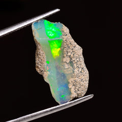 Terrific Top Grade Quality 100% Natural Welo Fire Ethiopian Opal Fancy Rough Loose Gemstone For Making Jewelry 21X12X6 MM 04.50 Cts. KR24-23 Sunkarton