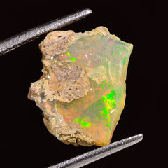 Amazing Top Grade Quality 100% Natural Welo Fire Ethiopian Opal Fancy Rough Loose Gemstone For Making Jewelry 13X11X5 MM 03.00 Cts. KR24-26 Sunkarton