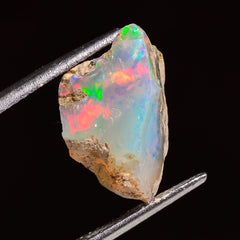 Awesome Top Grade Quality 100% Natural Welo Fire Ethiopian Opal Fancy Rough Loose Gemstone For Making Jewelry 16X10X8 MM 04.00 Cts. KR24-28 Sunkarton