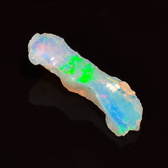 Beautiful Top Grade Quality 100% Natural Welo Fire Ethiopian Opal Fancy Rough Loose Gemstone For Making Jewelry 26X9X6 MM 03.50 Cts. KR24-29 Sunkarton