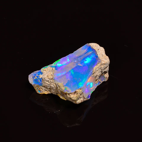 Attractive Top Grade Quality 100% Natural Welo Fire Ethiopian Opal Rough Loose Gemstone For Making Jewelry 18X12X7 MM 05.50 Cts. KR24-2 Sunkarton