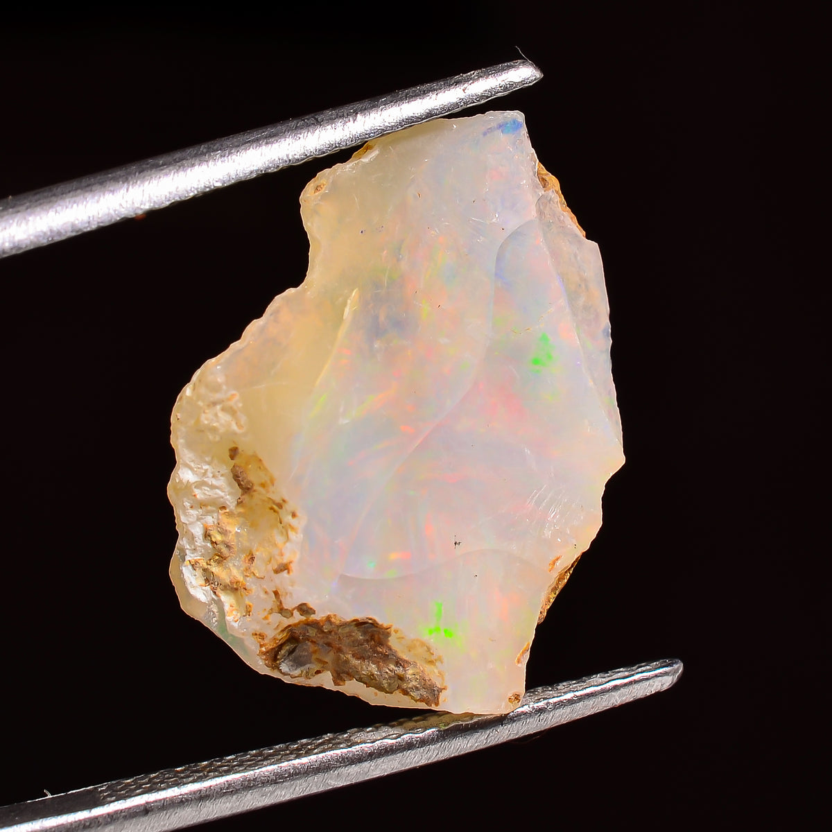 Classic Top Grade Quality 100% Natural Welo Fire Ethiopian Opal Fancy Rough Loose Gemstone For Making Jewelry 18X14X5 MM 05.00 Cts. KR24-30 Sunkarton