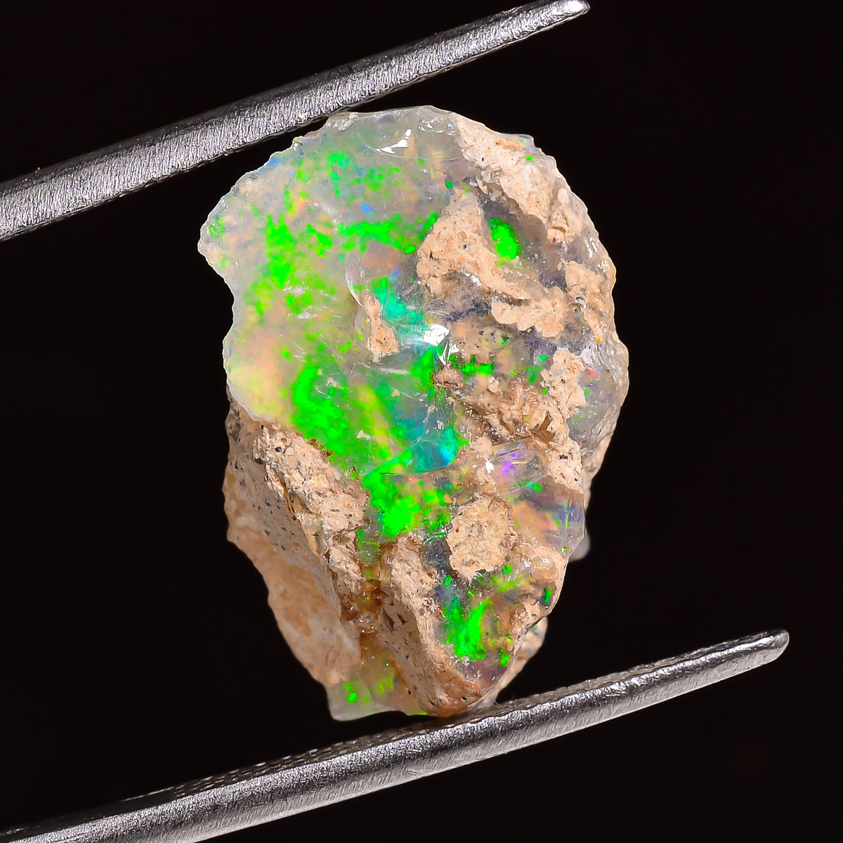 Dazzling Top Grade Quality 100% Natural Welo Fire Ethiopian Opal Rough Loose Gemstone For Making Jewelry 18X13X12 MM 10.00 Cts. KR24-31 Sunkarton