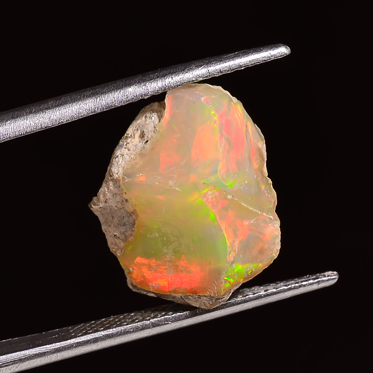 Excellent Top Grade Quality 100% Natural Welo Fire Ethiopian Opal Rough Loose Gemstone For Making Jewelry 18X13X9 MM 07.50 Cts. KR24-32 Sunkarton