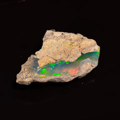 Exclusive Top Grade Quality 100% Natural Welo Fire Ethiopian Opal Rough Loose Gemstone For Making Jewelry 21X12X8 MM 05.50 Cts. KR24-33 Sunkarton