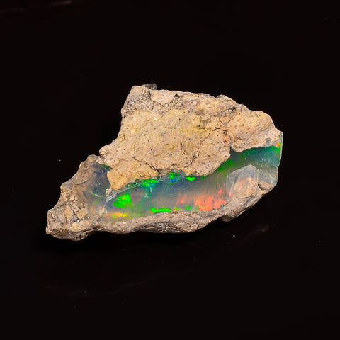 Exclusive Top Grade Quality 100% Natural Welo Fire Ethiopian Opal Rough Loose Gemstone For Making Jewelry 21X12X8 MM 05.50 Cts. KR24-33 Sunkarton