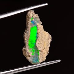 Exclusive Top Grade Quality 100% Natural Welo Fire Ethiopian Opal Rough Loose Gemstone For Making Jewelry 21X12X8 MM 05.50 Cts. KR24-33 Sunkarton