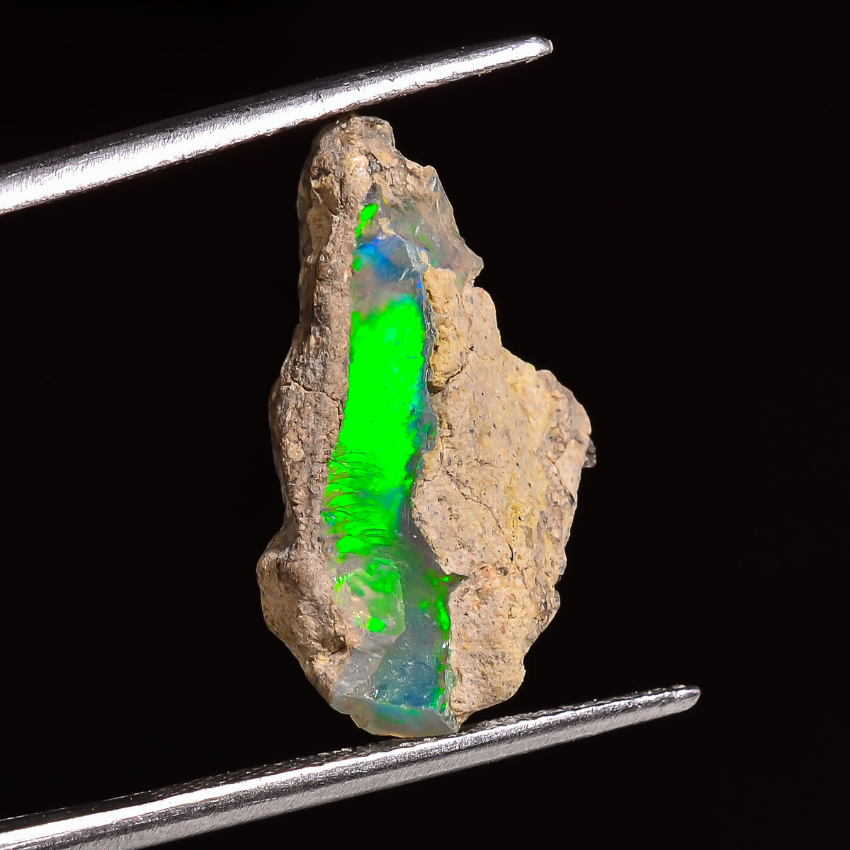 Exclusive Top Grade Quality 100% Natural Welo Fire Ethiopian Opal Rough Loose Gemstone For Making Jewelry 21X12X8 MM 05.50 Cts. KR24-33 Sunkarton