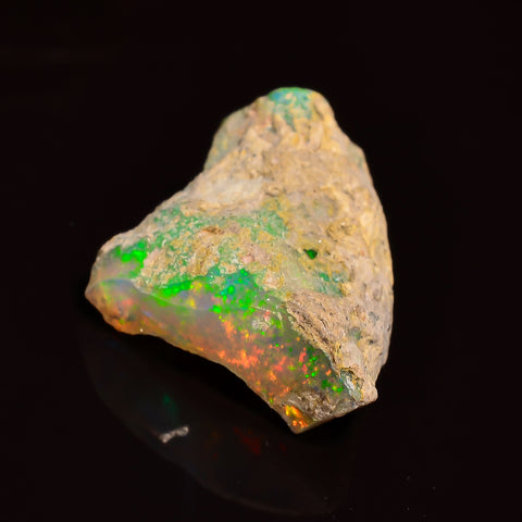 Elegant Top Grade Quality 100% Natural Welo Fire Ethiopian Opal Fancy Rough Loose Gemstone For Making Jewelry 16X14X7 MM 05.50 Cts. KR24-34 Sunkarton