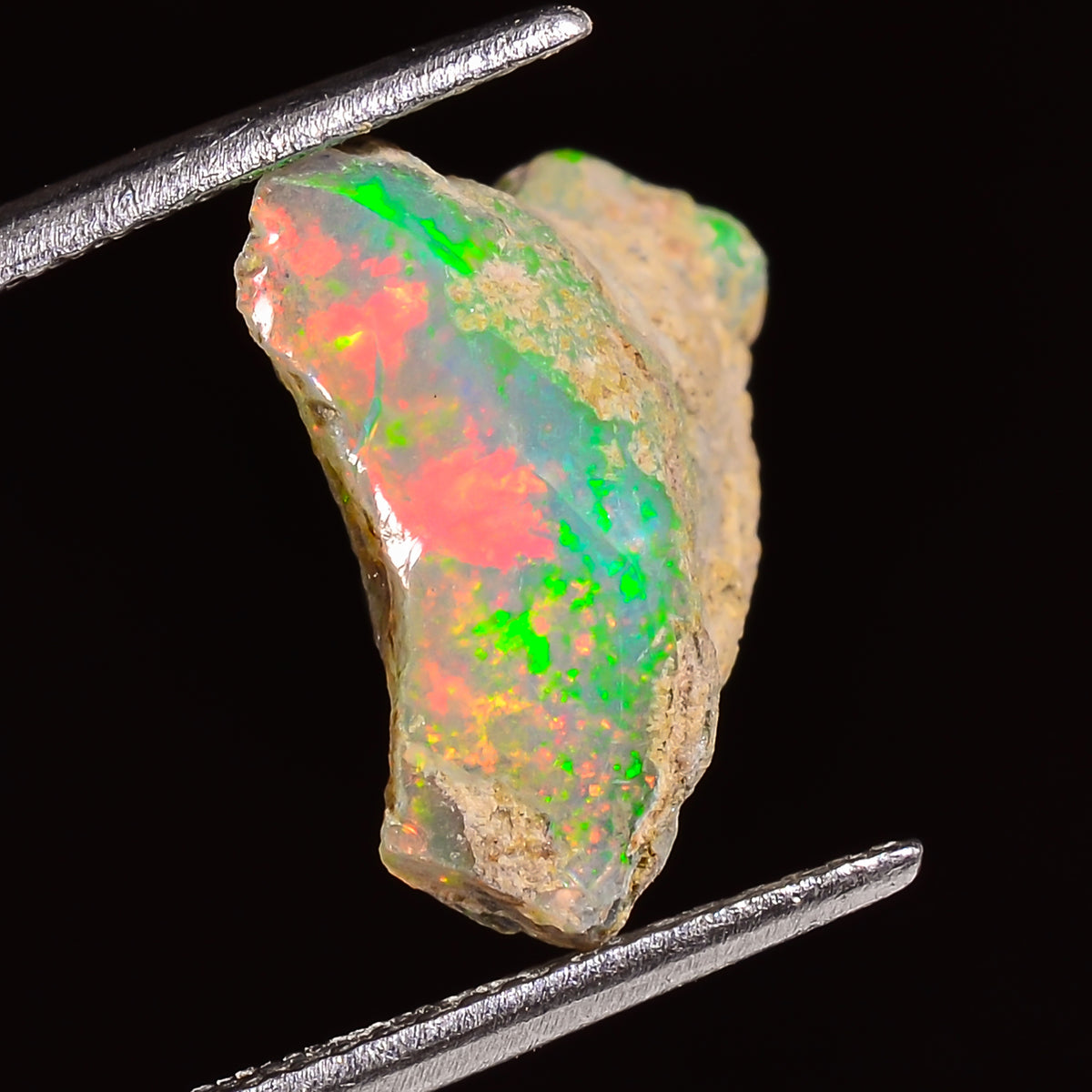 Elegant Top Grade Quality 100% Natural Welo Fire Ethiopian Opal Fancy Rough Loose Gemstone For Making Jewelry 16X14X7 MM 05.50 Cts. KR24-34 Sunkarton