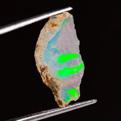 Gorgeous Top Grade Quality 100% Natural Welo Fire Ethiopian Opal Fancy Rough Loose Gemstone For Making Jewelry 21X11X7 MM 04.50 Cts. KR24-37 Sunkarton