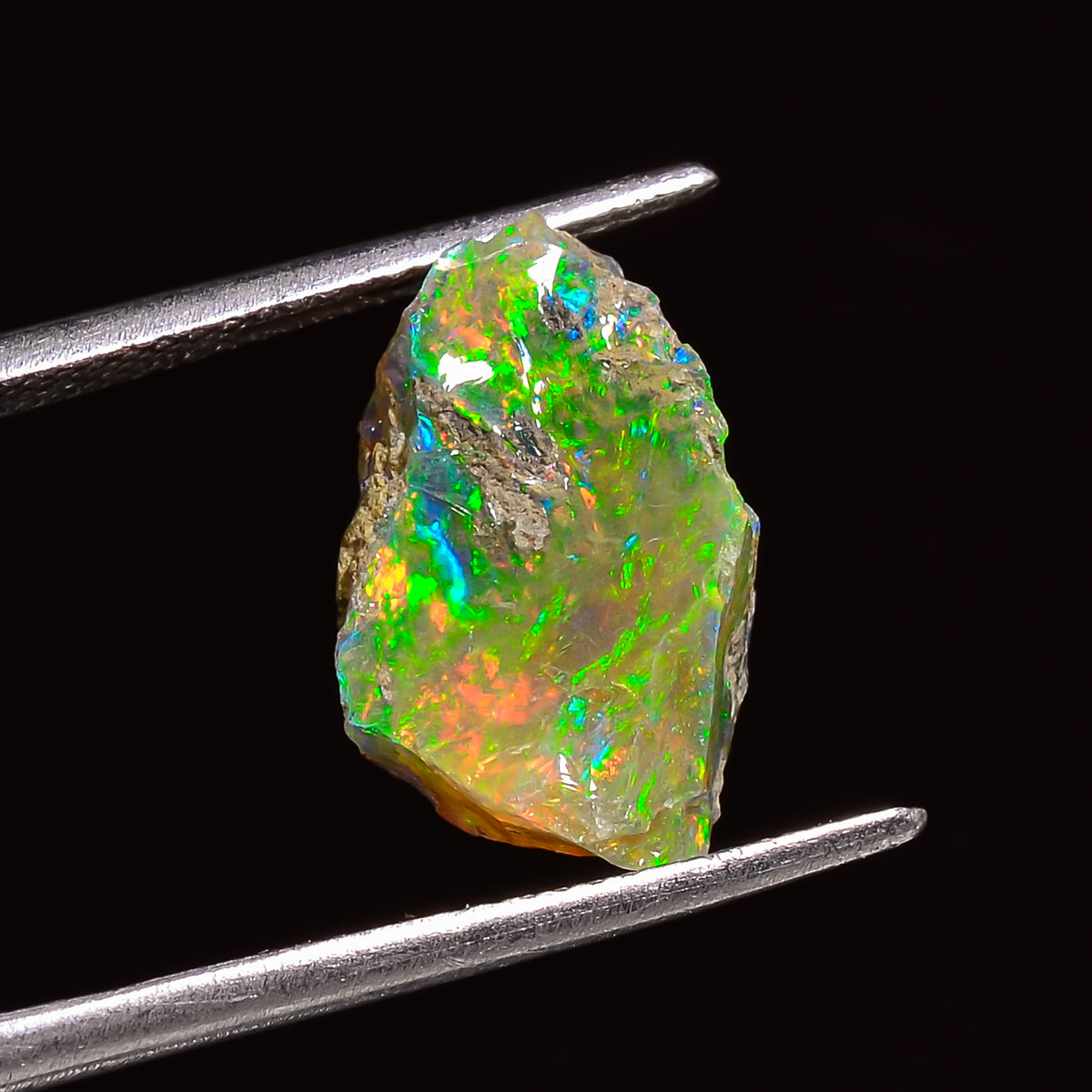 Awesome Top Grade Quality 100% Natural Welo Fire Ethiopian Opal Fancy Rough Loose Gemstone For Making Jewelry 15X10X8 MM 04.50 Cts. KR24-3 Sunkarton