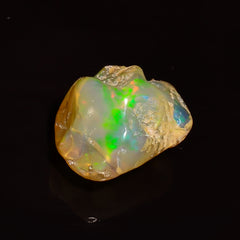 Marvellous Top Grade Quality 100% Natural Welo Fire Ethiopian Opal Fancy Rough Loose Gemstone For Making Jewelry 9X8X6 MM 01.50 Cts. KR24-40 Sunkarton
