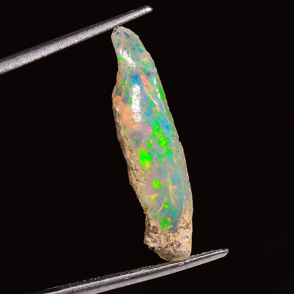 Outstanding Top Grade Quality 100% Natural Welo Fire Ethiopian Opal Rough Loose Gemstone For Making Jewelry 26X8X6 MM 04.50 Cts. KR24-42 Sunkarton