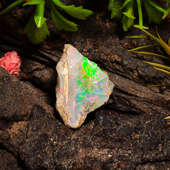 Splendid Top Grade Quality 100% Natural Welo Fire Ethiopian Opal Fancy Rough Loose Gemstone For Making Jewelry 18X12X9 MM 06.50 Cts. KR24-43 Sunkarton