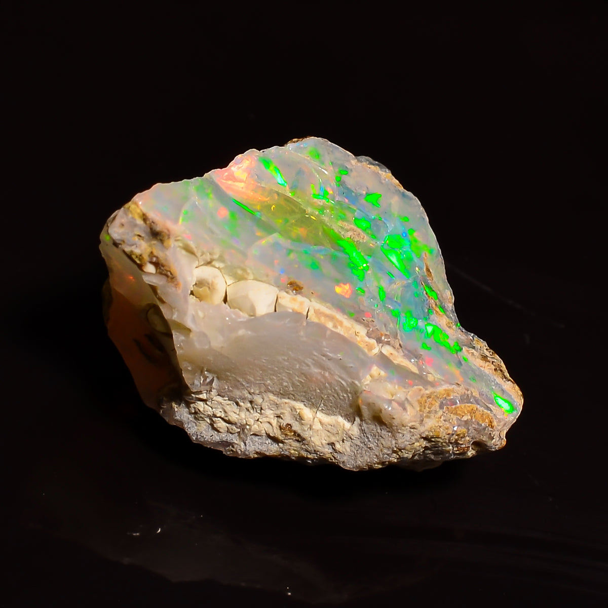 Splendid Top Grade Quality 100% Natural Welo Fire Ethiopian Opal Fancy Rough Loose Gemstone For Making Jewelry 18X12X9 MM 06.50 Cts. KR24-43 Sunkarton