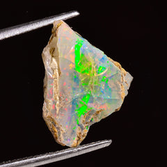 Splendid Top Grade Quality 100% Natural Welo Fire Ethiopian Opal Fancy Rough Loose Gemstone For Making Jewelry 18X12X9 MM 06.50 Cts. KR24-43 Sunkarton