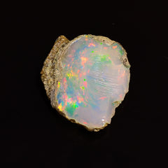 Superb Top Grade Quality 100% Natural Welo Fire Ethiopian Opal Fancy Rough Loose Gemstone For Making Jewelry 14X12X4 MM 02.50 Cts. KR24-44 Sunkarton