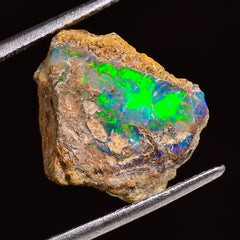 Stunning Top Grade Quality 100% Natural Welo Fire Ethiopian Opal Fancy Rough Loose Gemstone For Making Jewelry 15X13X9 MM 07.00 Cts. KR24-45 Sunkarton