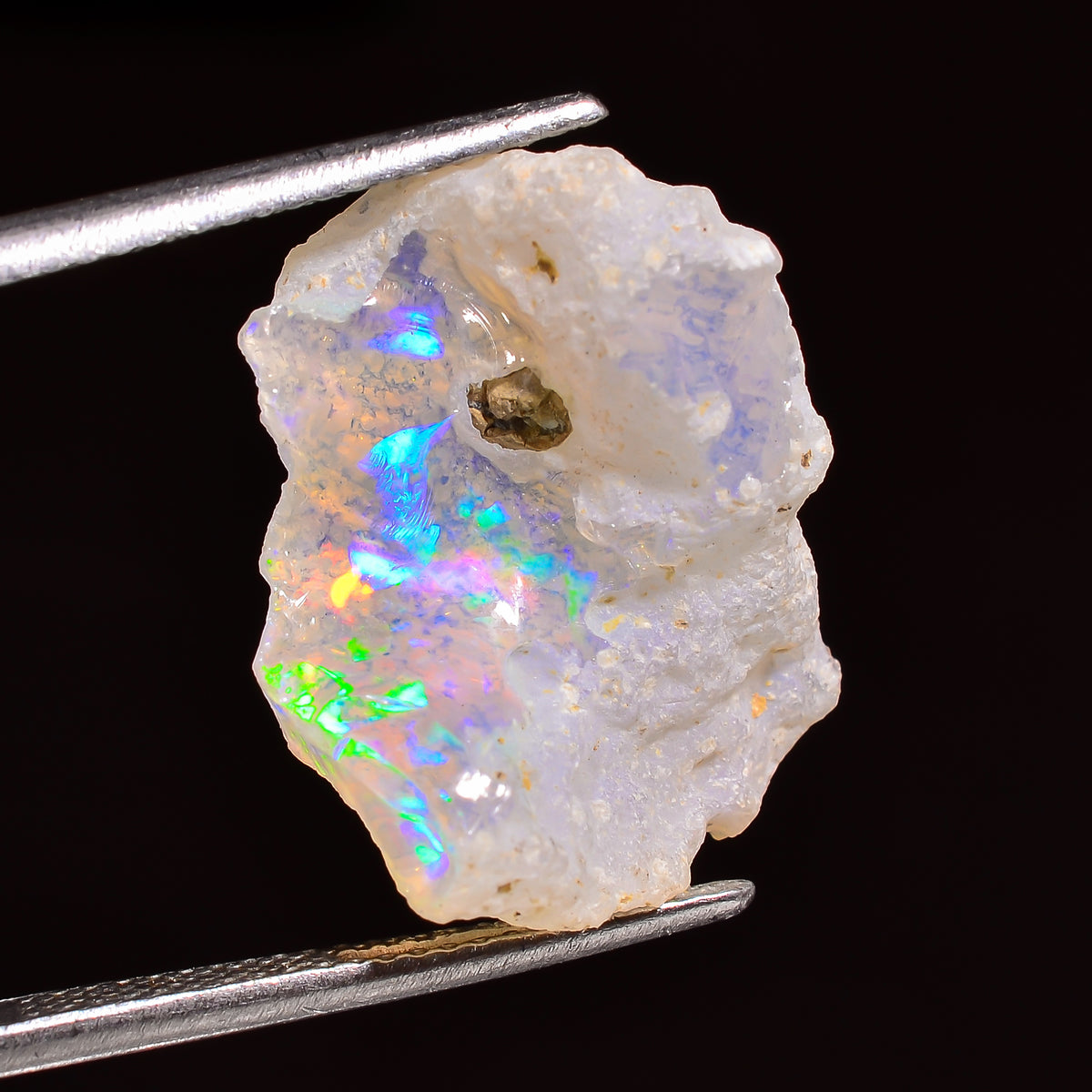 Tempting Top Grade Quality 100% Natural Welo Fire Ethiopian Opal Fancy Rough Loose Gemstone For Making Jewelry 19X16X5 MM 07.00 Cts. KR24-47 Sunkarton