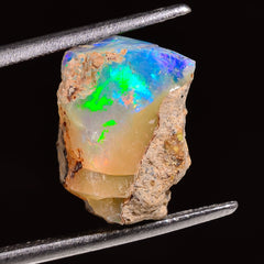 Unique Top Grade Quality 100% Natural Welo Fire Ethiopian Opal Fancy Rough Loose Gemstone For Making Jewelry 14X10X7 MM 04.00 Cts. KR24-49 Sunkarton