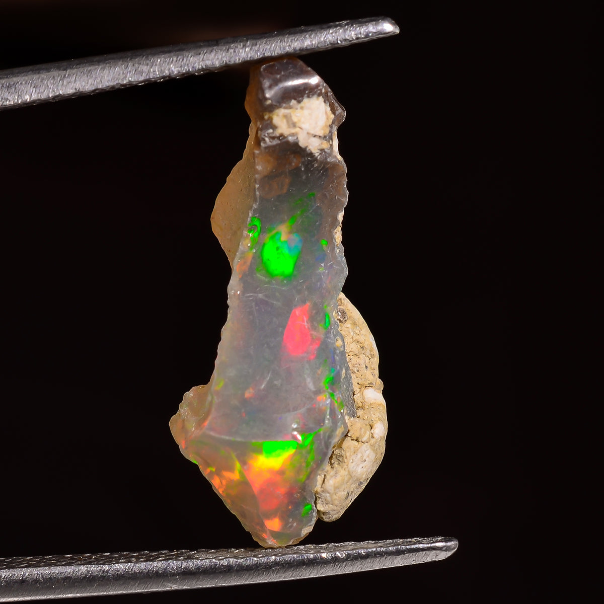 Amazing Top Grade Quality 100% Natural Welo Fire Ethiopian Opal Fancy Rough Loose Gemstone For Making Jewelry 20X12X8 MM 04.50 Cts. KR24-51 Sunkarton