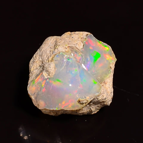 Awesome Top Grade Quality 100% Natural Welo Fire Ethiopian Opal Fancy Rough Loose Gemstone For Making Jewelry 14X12X8 MM 04.00 Cts. KR24-53 Sunkarton