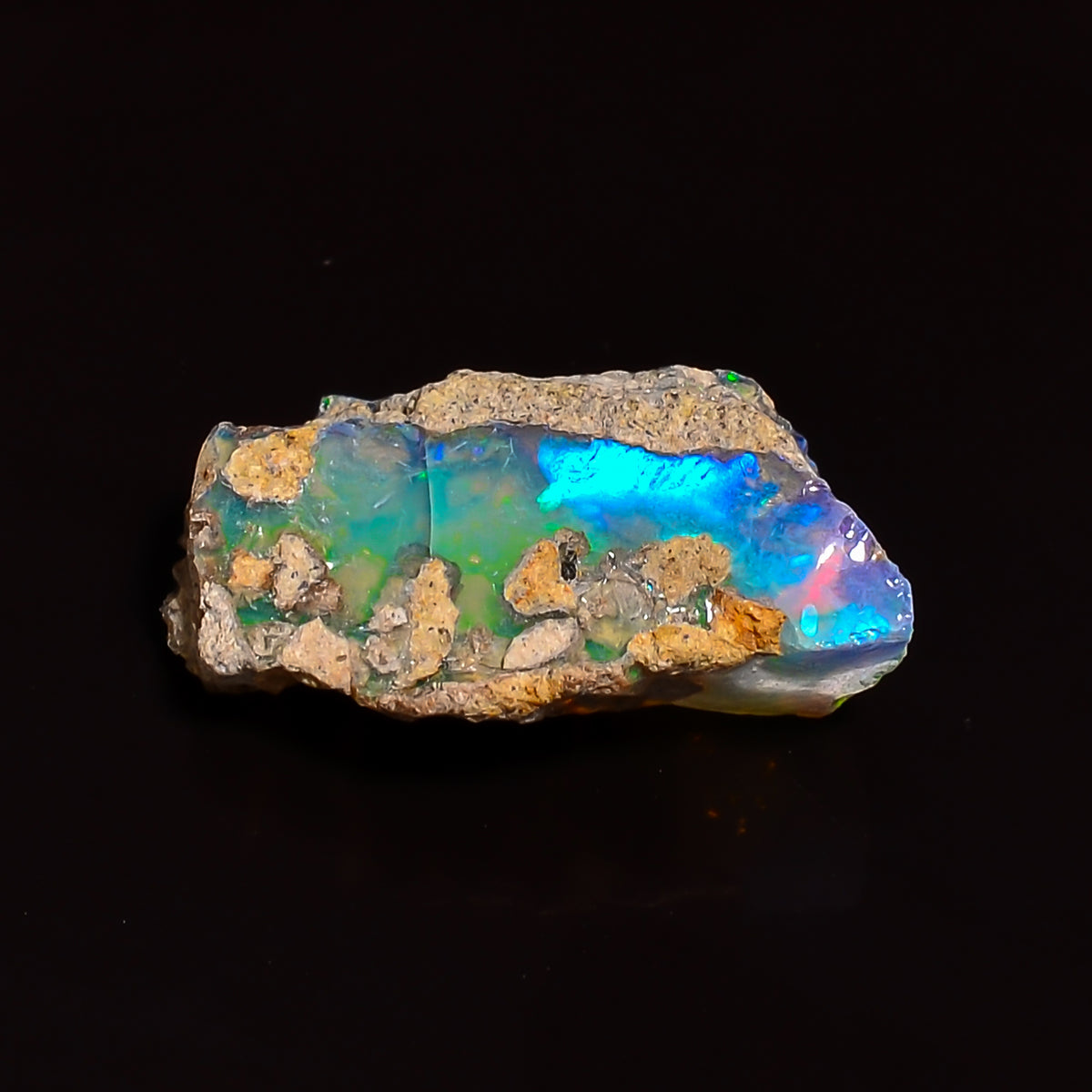 Beautiful Top Grade Quality 100% Natural Welo Fire Ethiopian Opal Rough Loose Gemstone For Making Jewelry 18X12X8 MM 05.50 Cts. KR24-54 Sunkarton