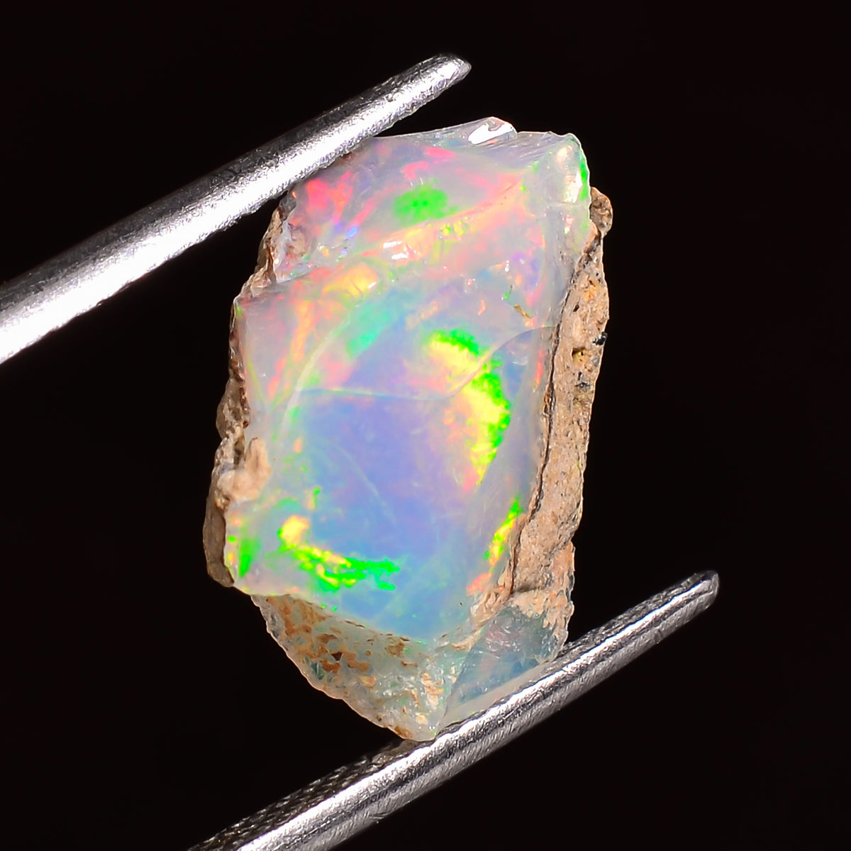 Classic Top Grade Quality 100% Natural Welo Fire Ethiopian Opal Fancy Rough Loose Gemstone For Making Jewelry 16X11X5 MM 03.50 Cts. KR24-55 Sunkarton