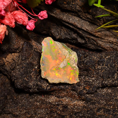 Excellent Top Grade Quality 100% Natural Welo Fire Ethiopian Opal Rough Loose Gemstone For Making Jewelry 15X11X5 MM 02.50 Cts. KR24-57 Sunkarton