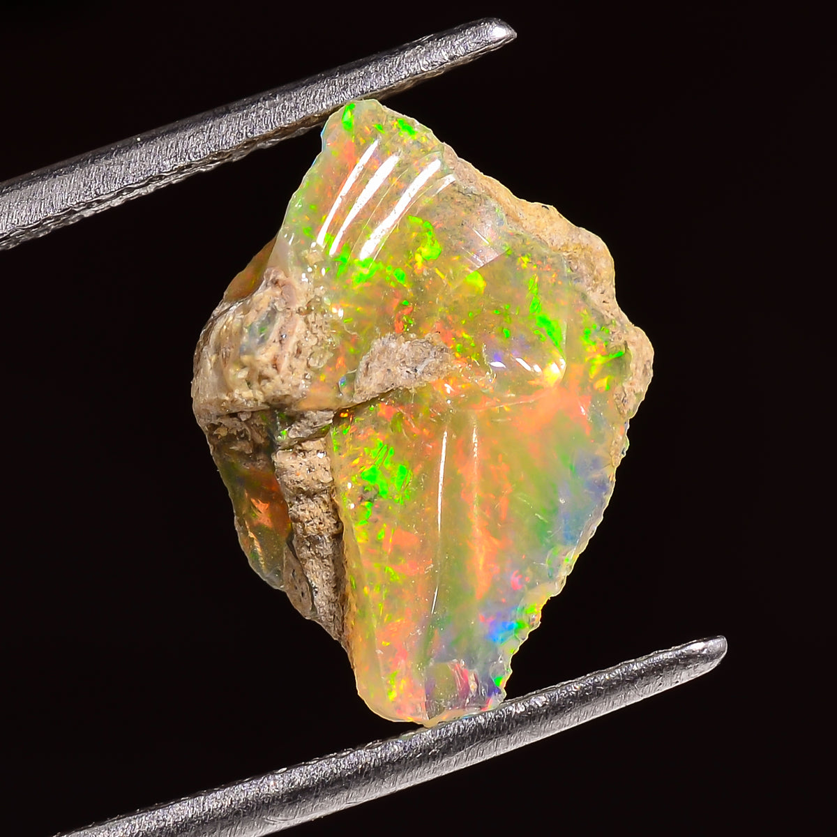 Excellent Top Grade Quality 100% Natural Welo Fire Ethiopian Opal Rough Loose Gemstone For Making Jewelry 15X11X5 MM 02.50 Cts. KR24-57 Sunkarton