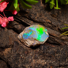 Exclusive Top Grade Quality 100% Natural Welo Fire Ethiopian Opal Rough Loose Gemstone For Making Jewelry 14X13X10 MM 08.00 Cts. KR24-58 Sunkarton