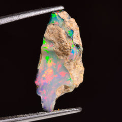 Elegant Top Grade Quality 100% Natural Welo Fire Ethiopian Opal Fancy Rough Loose Gemstone For Making Jewelry 21X8X7 MM 04.00 Cts. KR24-59 Sunkarton