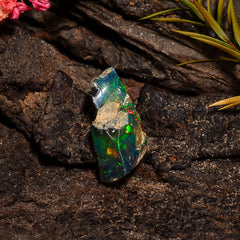 Beautiful Top Grade Quality 100% Natural Welo Fire Ethiopian Opal Fancy Rough Loose Gemstone For Making Jewelry 17X12X4 MM 03.00 Cts. KR24-4 Sunkarton