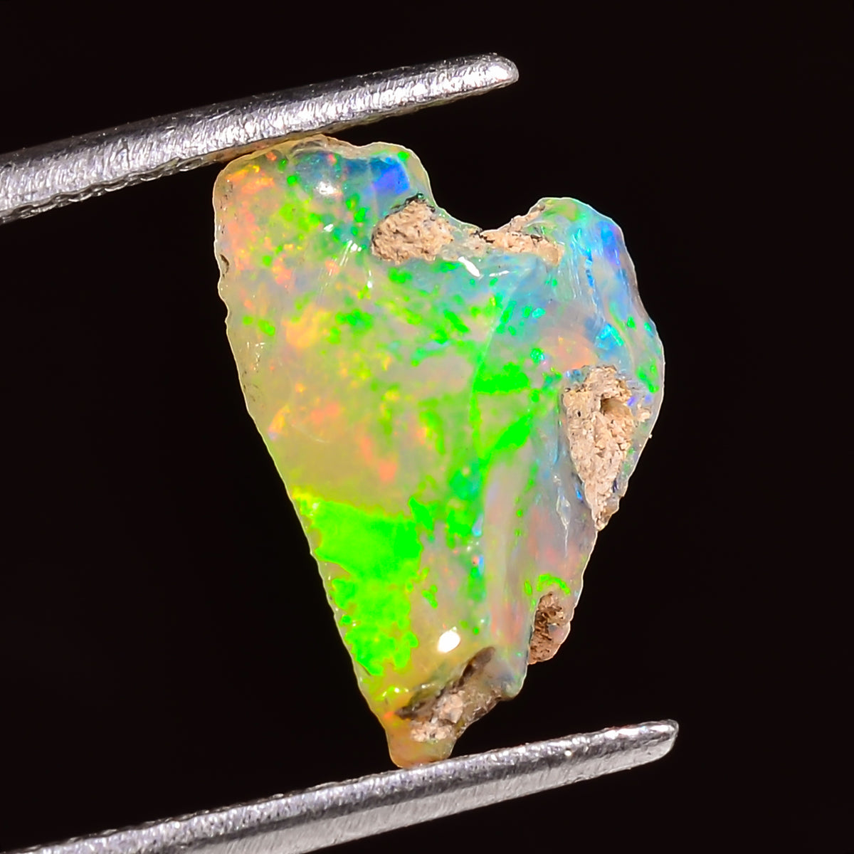 Fabulous Top Grade Quality 100% Natural Welo Fire Ethiopian Opal Fancy Rough Loose Gemstone For Making Jewelry 13X11X7 MM 03.00 Cts. KR24-60 Sunkarton