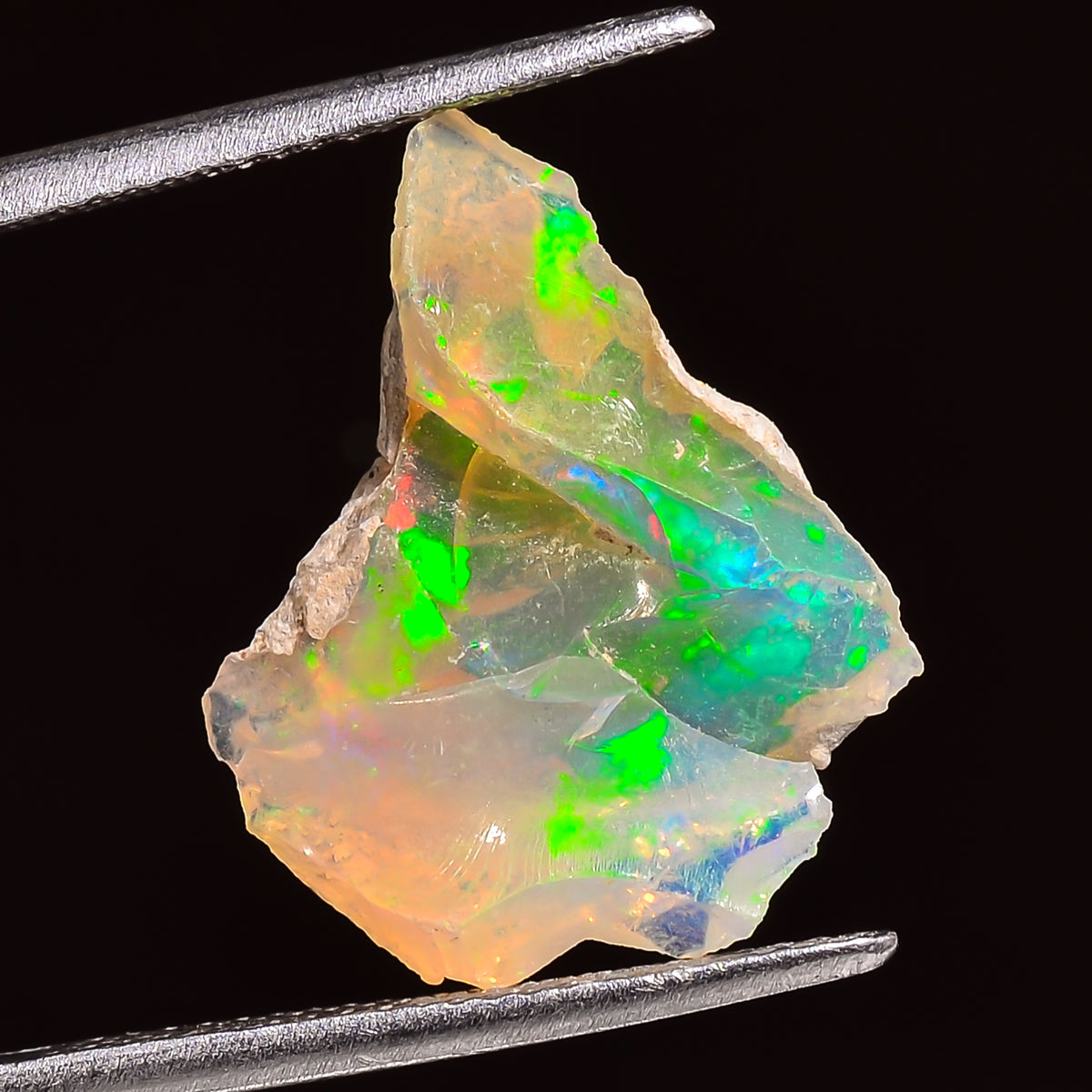 Immaculate Top Grade Quality 100% Natural Welo Fire Ethiopian Opal Rough Loose Gemstone For Making Jewelry 19X14X6 MM 05.00 Cts. KR24-63 Sunkarton