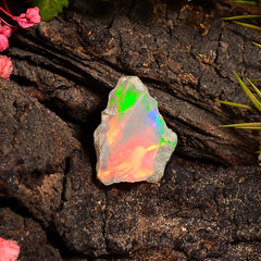 Mind Blowing Top Grade Quality 100% Natural Welo Fire Ethiopian Opal Rough Loose Gemstone For Making Jewelry 17X11X9 MM 05.50 Cts. KR24-66 Sunkarton
