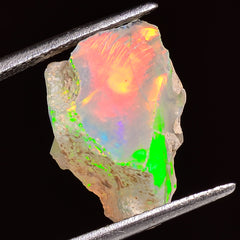 Mind Blowing Top Grade Quality 100% Natural Welo Fire Ethiopian Opal Rough Loose Gemstone For Making Jewelry 17X11X9 MM 05.50 Cts. KR24-66 Sunkarton