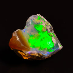 Splendid Top Grade Quality 100% Natural Welo Fire Ethiopian Opal Fancy Rough Loose Gemstone For Making Jewelry 16X11X8 MM 04.50 Cts. KR24-68 Sunkarton